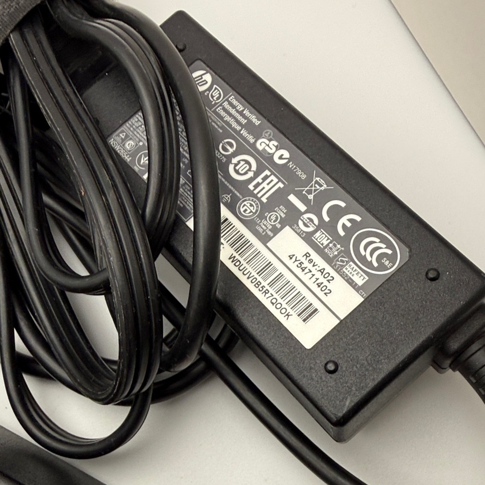 HP Black Laptop Charger set of 2